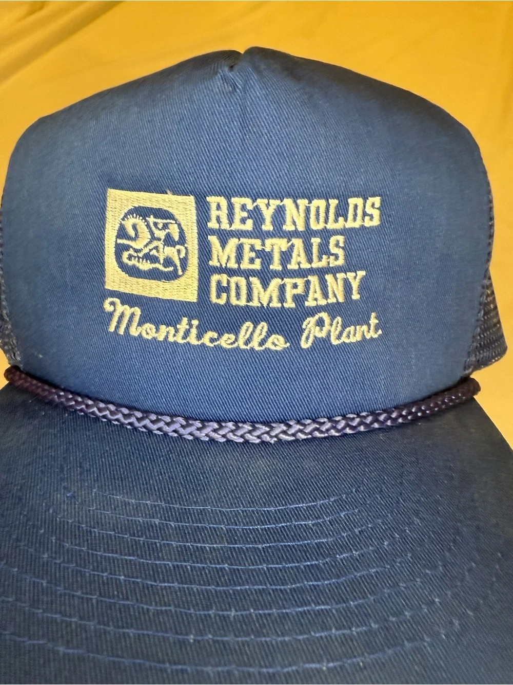 Vintage 1980s Reynolds Metals Monticello Trucker Hat Snapback Cobra Caps Rare
